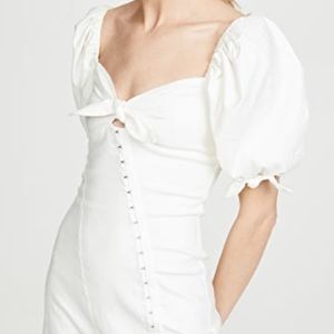 For Love and Lemons Macaroon Hooked Front Mini Dress